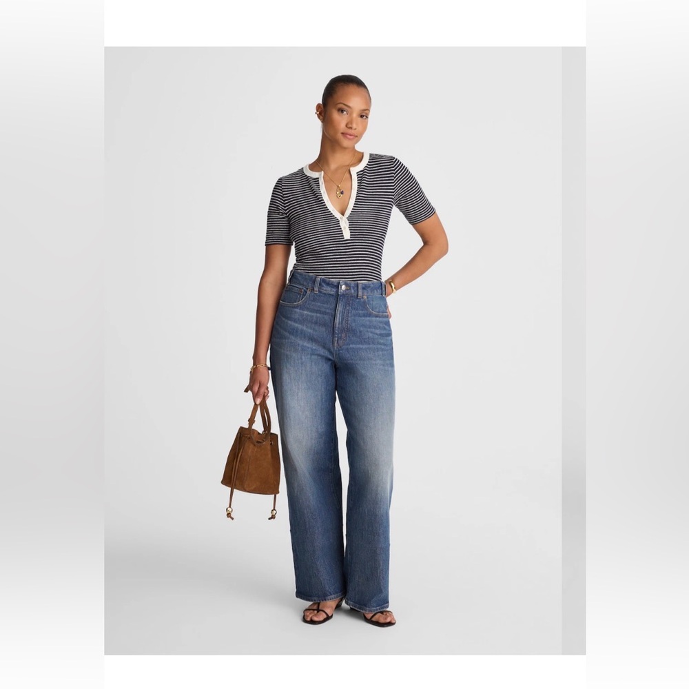 MADEWELL Curvy Perfect Vintage Wide Leg Jean